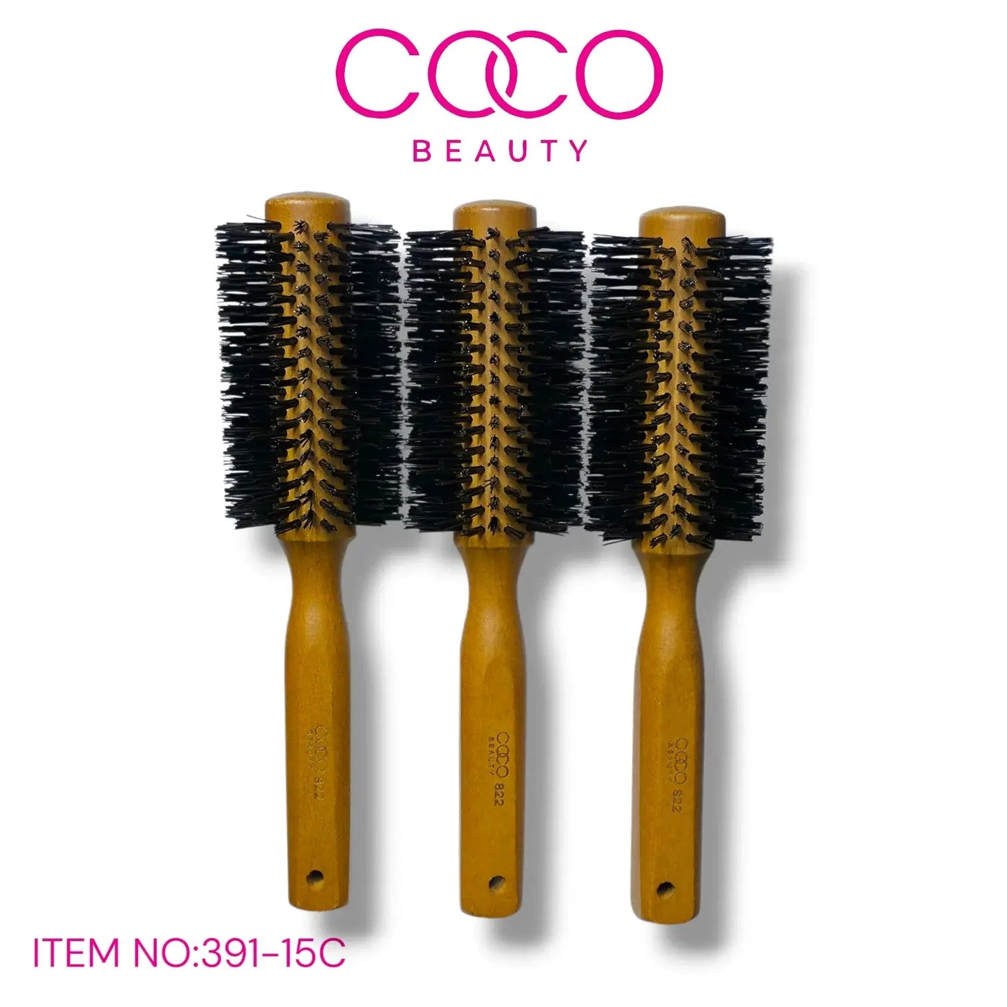 Coco Beauty Round Blow Dry Brush - 391-15C (Size 822)
