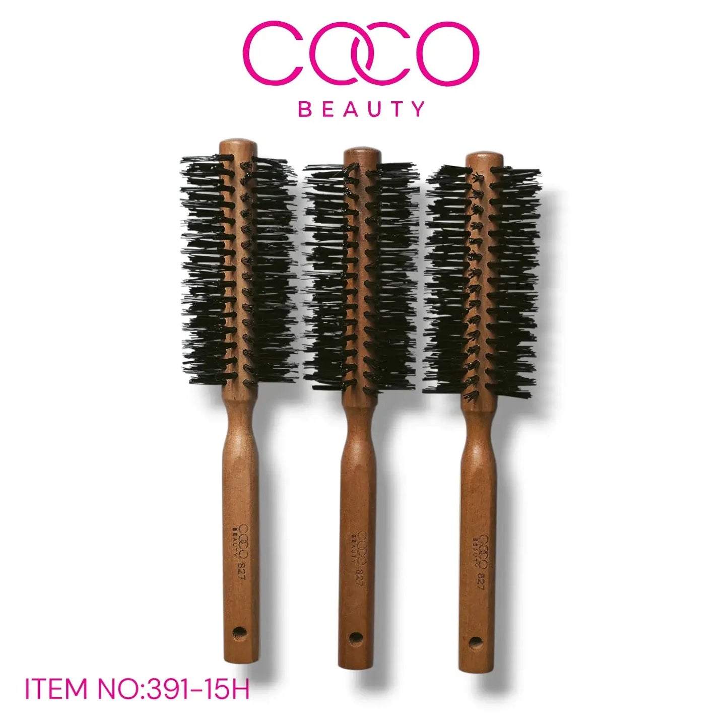 Coco Beauty Round Blow Dry Brush - 391-15H (Size 827)