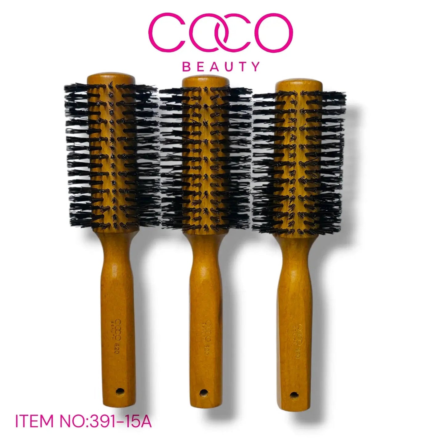 Coco Beauty Round Blow Dry Brush - 391-15A (Size 820)